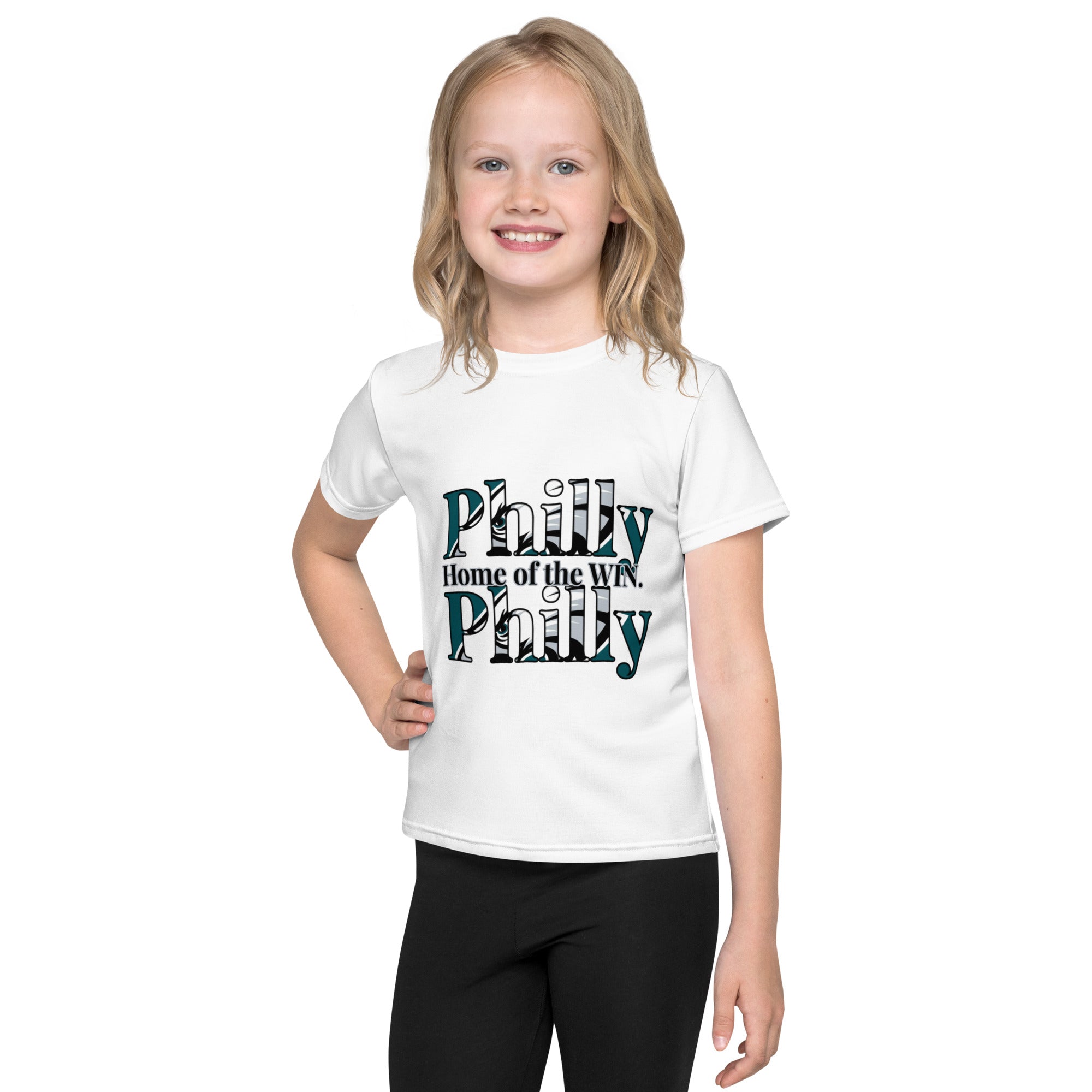 Philly Philly Kids WIN crew neck Tee