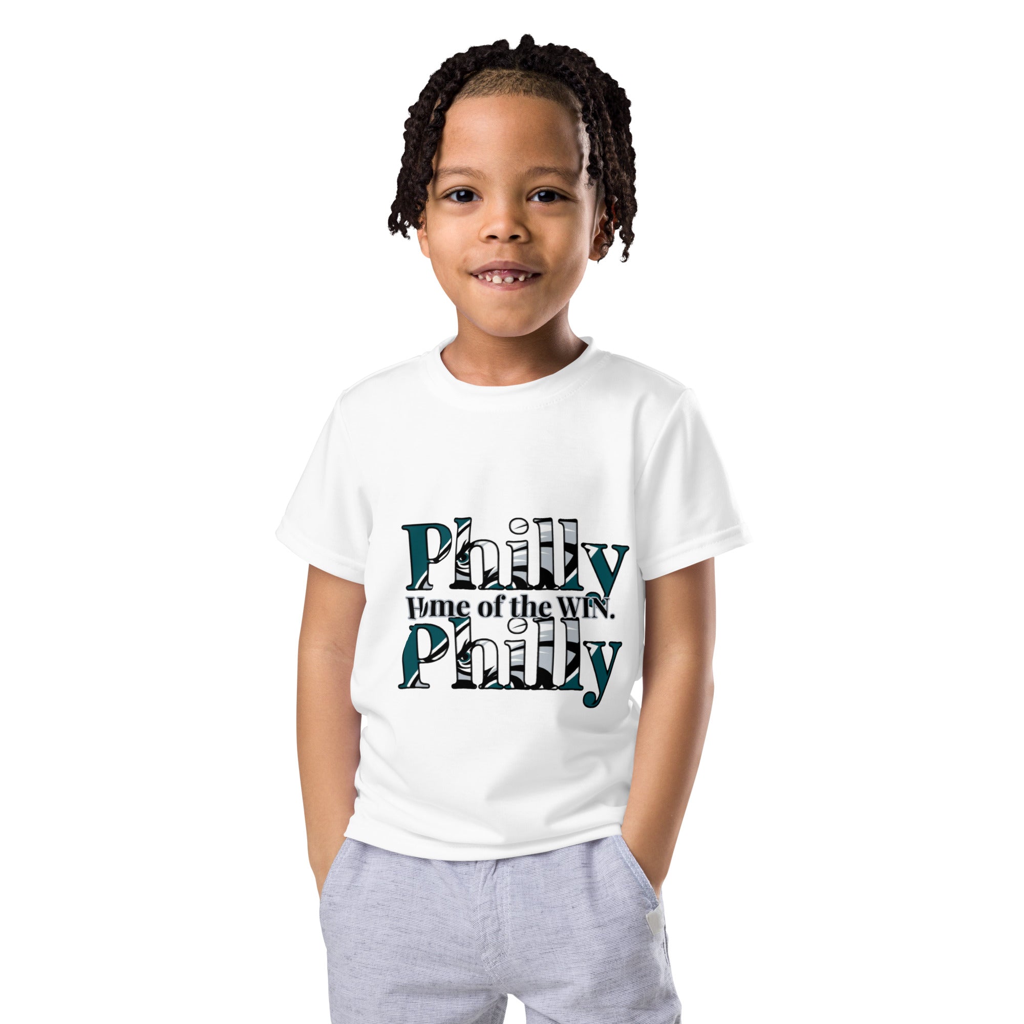 Philly Philly Kids WIN crew neck Tee