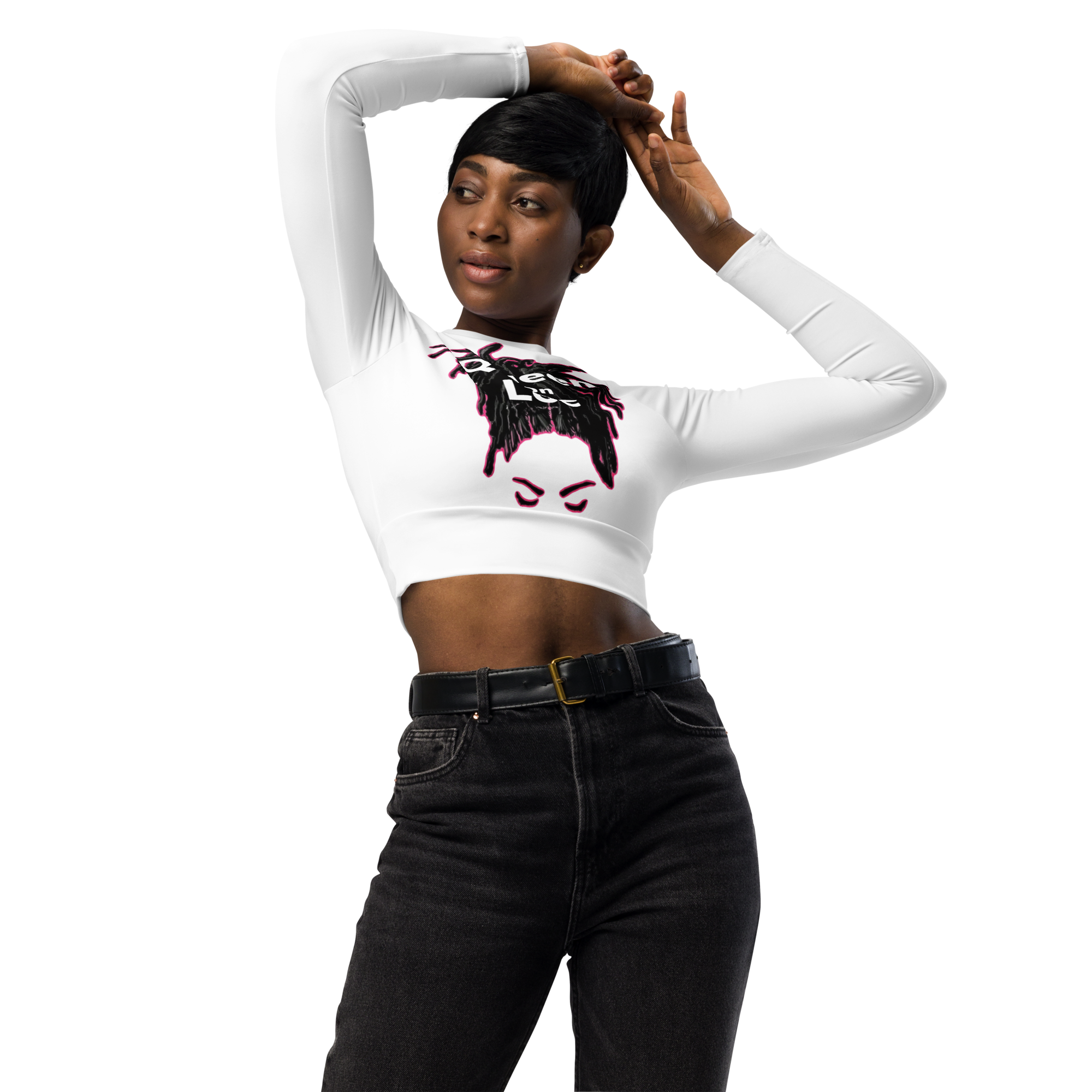 Queen on Loc Long Sleeve Crop