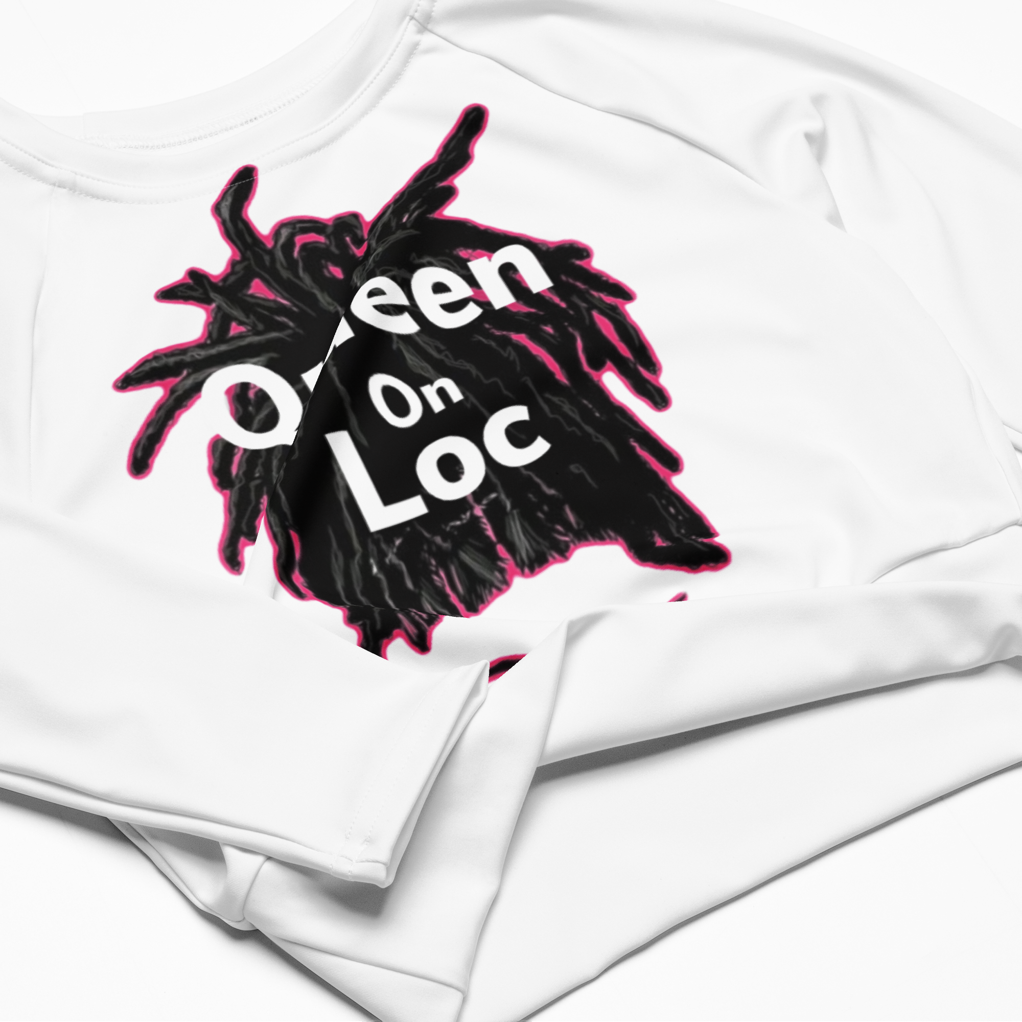 Queen on Loc Long Sleeve Crop