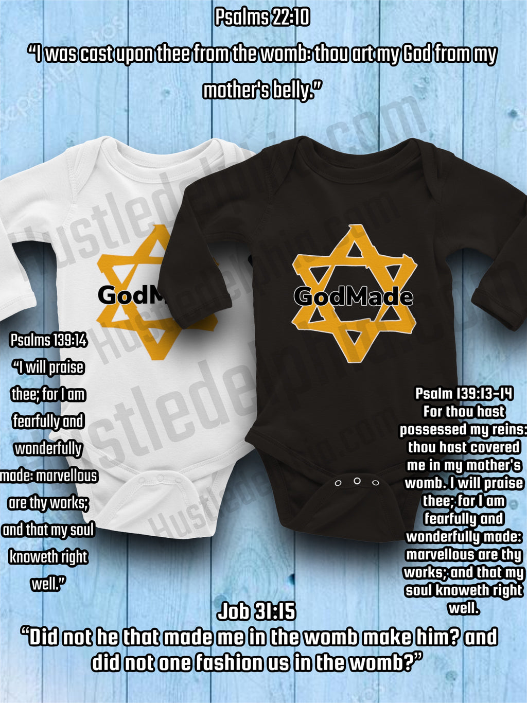 God Made Baby Unisex Baby Long Sleeve Onesie