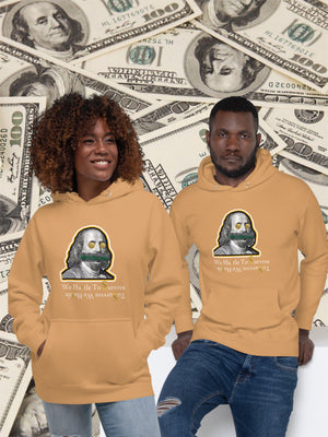 Khaki Hustledelphia Brand Logo Hoodie