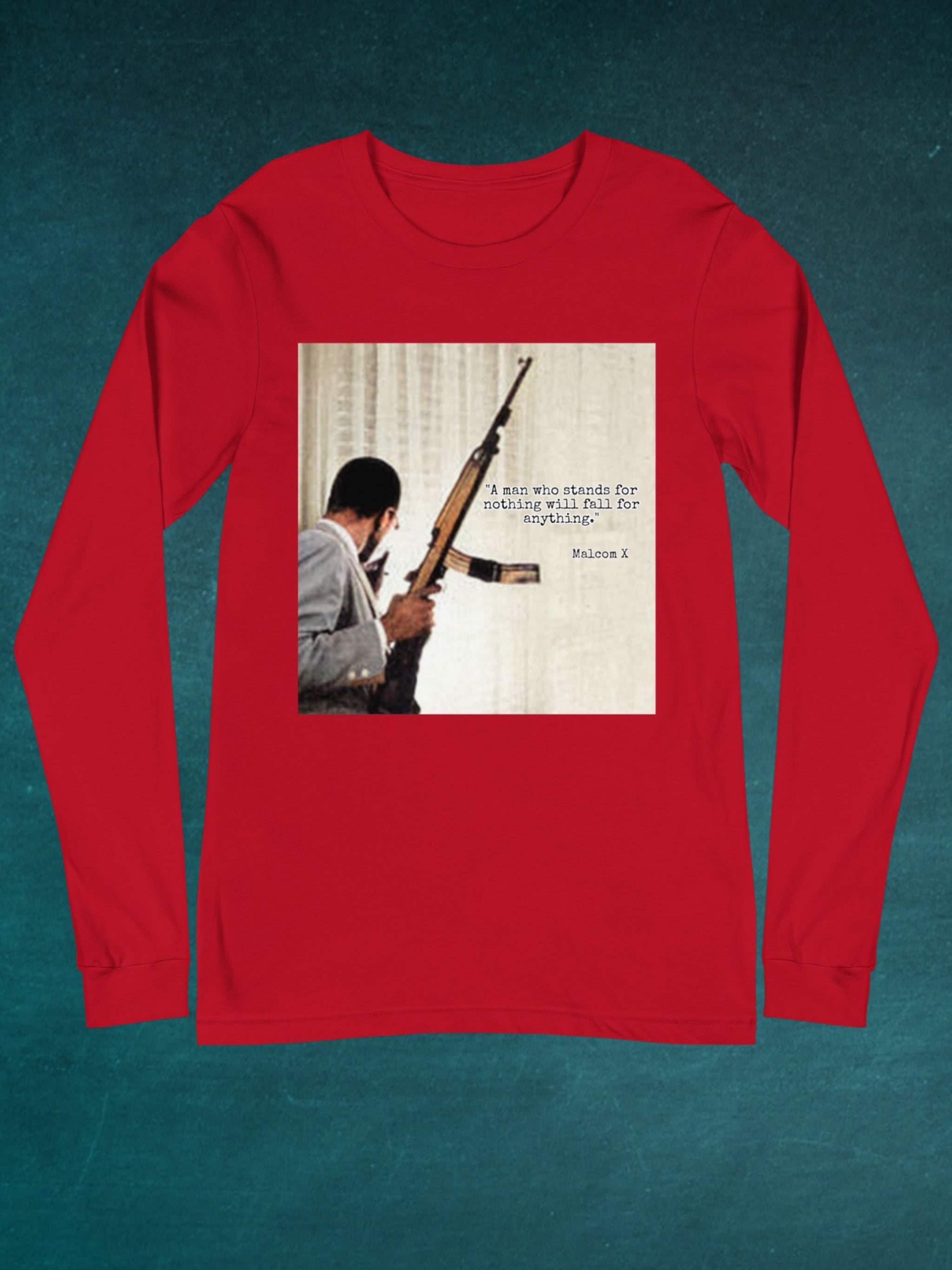 Malcom X Standards Graphic Long Sleeve Shirt