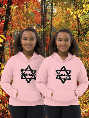 Unisex Pink God Made Children's Hoodie