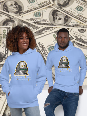 Baby Blue Hustledelphia Brand Logo Hoodie