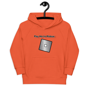 Roblox Inspired Pay Me In Robux Children's Hoodie