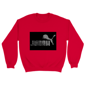 Red Judah Lion Sports Crew Neck Sweatshirt