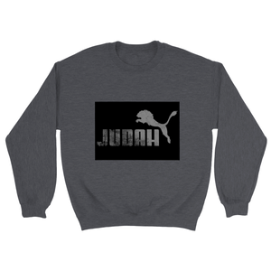 Heather Judah Lion Sports Crew Neck Sweatshirt