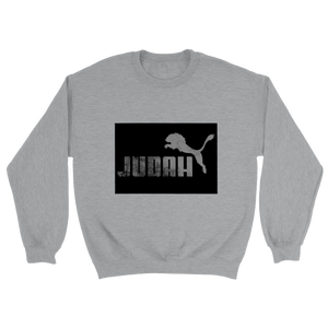 Grey Judah Lion Sports Crew Neck Sweatshirt