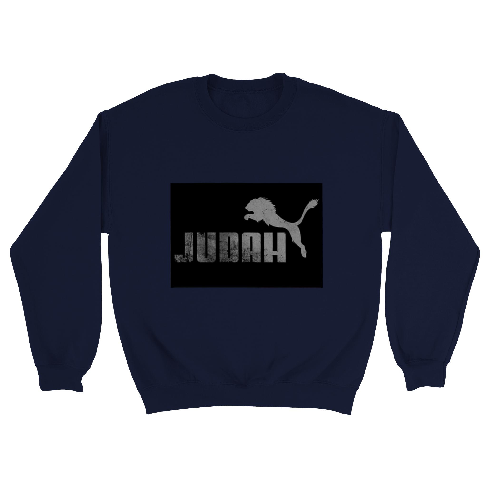 Navy Blue Judah Lion Sports Crew Neck Sweatshirt