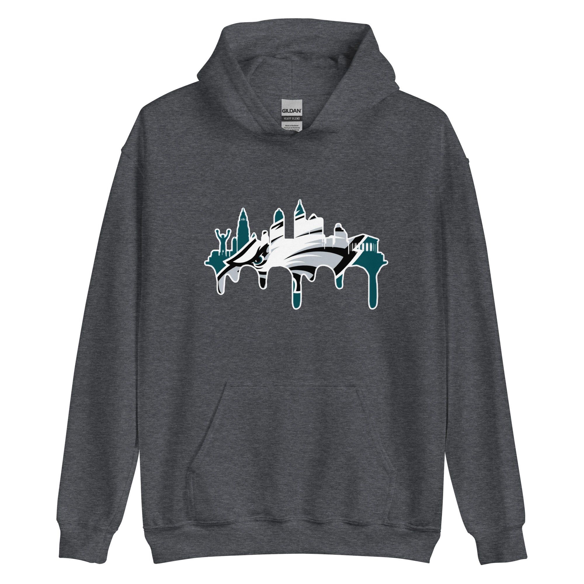 White Outline Go Philly Drip ! Hoodie