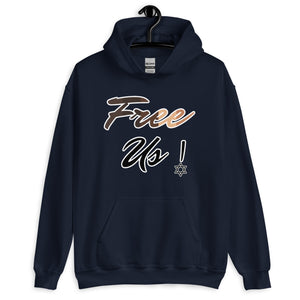 Navy Blue Free Us Or Else Real Jews Israelite Hoodie