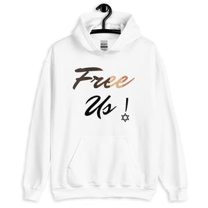 White Free Us Or Else Real Jew Israelite Hoodie