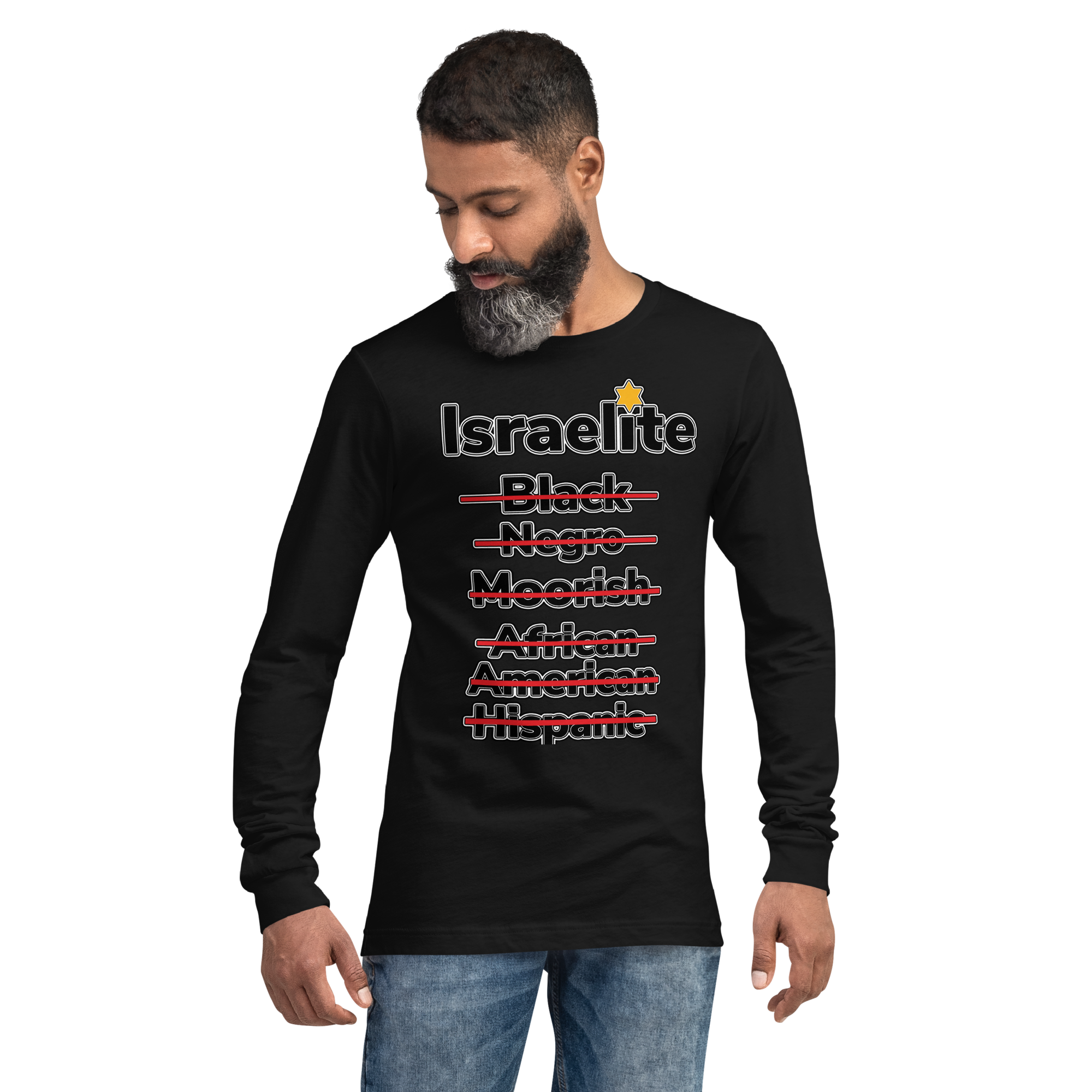 Black Israelite National Identifying Long Sleeve Tee