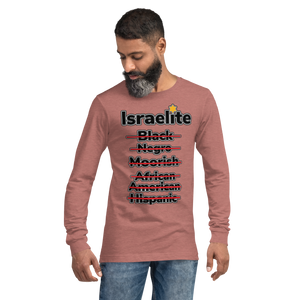 Fuchsia Israelite National Identifying Long Sleeve Tee