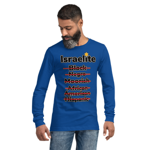 Blue Israelite National Identifying Long Sleeve Tee