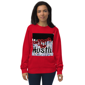 Unisex Jay-Z Inspired Graphic Crew Neck Sweatshirt which Graphically Reads Can't Knock The Hustle