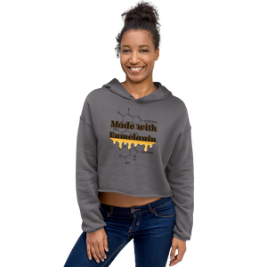 Crop top Made With Eumelanin Melanin Black Pride Hoodie