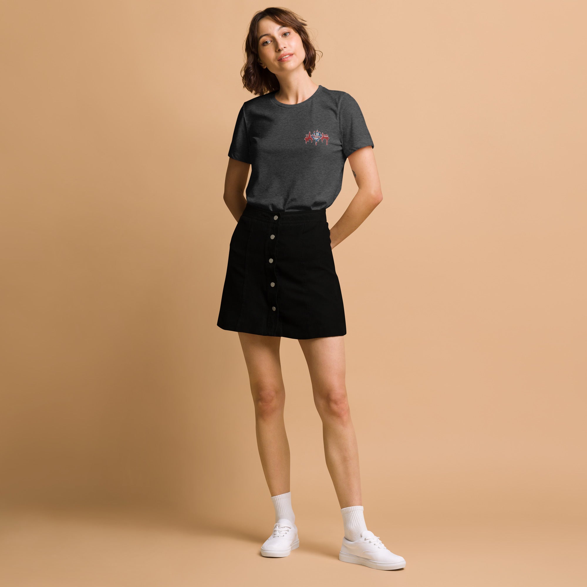 Women's  Philly Drip Embroidered Tee